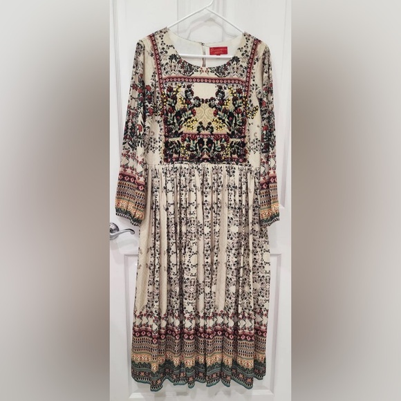 Bhanuni By Jyoti Far Fields MIDI Dress Anthropologie - Picture 2 of 7